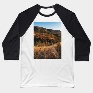 Dry Mountainous National Park Landscape Baseball T-Shirt